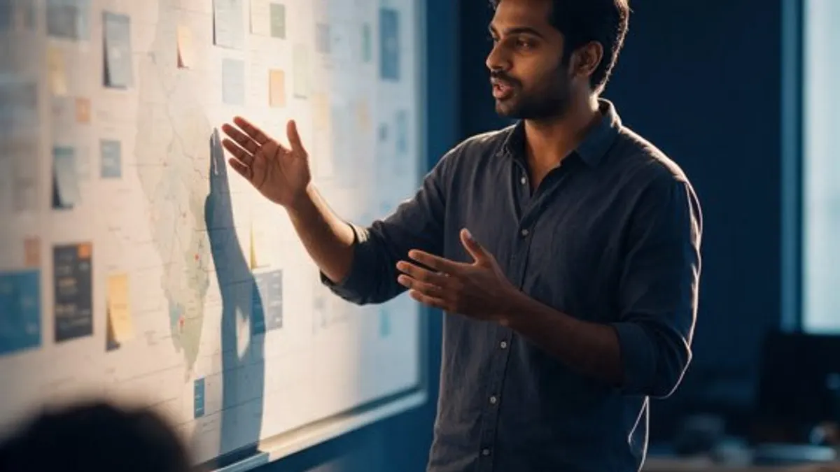 Team planning AI assistant project rollout